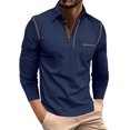 thumbnail image 1 of Birdeem Chemise/haut à Manches Longues Ajustée à Boutons pour Hommes, 1 of 6