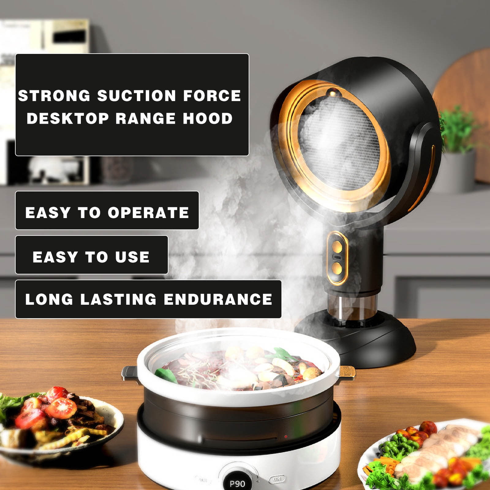 Chmadoxn Tools&Home Improvement Compact Fan Aromatherapy Diffuser Filter Multi-Functional Lightweight Fan range hood