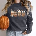 thumbnail image 1 of Chandails à Capuchon de Mode pour Femmes 2023 Halloween Mode Décontractée Aguichant Imprimé Manches Longues Col Rond Chandail Blouse Hauts Chandails en Molleton Sans Capuche 50 % de Rabais Liquidation Costumes Halloween/noël, 1 of 1
