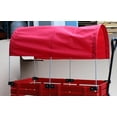 thumbnail image 2 of Millside full red canopy for 20 " x 38" wagons, 2 of 5