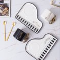 thumbnail image 3 of Yhmxh Kitchen Gadgets Kitchen Accessories Piano Key Ceramic Cup And Saucer Set Piano Mug Tray Coffee Cup Dessert Tray Gift Music Mug Kitchen Essentials Kitchen Aid Attachments, 3 of 4