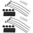 thumbnail image 1 of MasteelfCA 2 Set Car Fan Refitting Parts Universal Electric Cooling Radiators Accessory Auto Modification Fan Mounting Kit Car Fan Accessory for Car (Black), 1 of 8