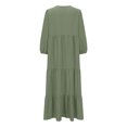 thumbnail image 5 of Gspmoly Robes pour Femmes, Robe Décontractée Européenne pour Femmes et Nouvelle Robe à Manches Unie à Manches Longues, Col Rond et Longueur Cheville, Robes de Travail pour Femmes Offres des Fêtes, 5 of 5