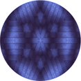 thumbnail image 1 of Ahgly Company Tapis d'Intérieur Lavables en Machine, Ronds, Bleu Nuit Transitionnel, Ronds de 3', 1 of 7