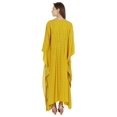 thumbnail image 4 of Moomaya Robe Caftan Imprimée Robe Maxi pour Femmes Tenue de Plage Fête Kimono Couvre-Maillot Caftan, 4 of 6