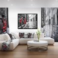 thumbnail image 3 of Design Art Retro Vintage Red Bike Framed Canvas Art Print, 3 of 4