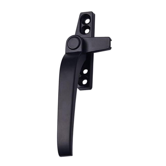 Aluminum Alloy Window Handle With Locks Universal Handle Key Double Glazing Door Turning Black Left