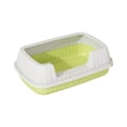 thumbnail image 2 of Tyidzon Semi Enclosed High Bar Cats Litter Box With Splashs Proof Designs For Cats And Cats Shovel Suitable For Home Cats, 2 of 6