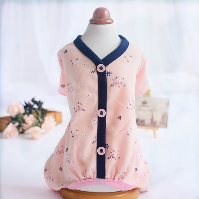 TopLLC Spring And Summer Clothes Teddy All Cotton Four Legged Clothes