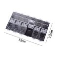 thumbnail image 2 of 12 Compartment Jewelry Box Empty Nail Art Tips Bead Decoration Jewelry Storage Box Holder Box Earring Tool Container, 2 of 5