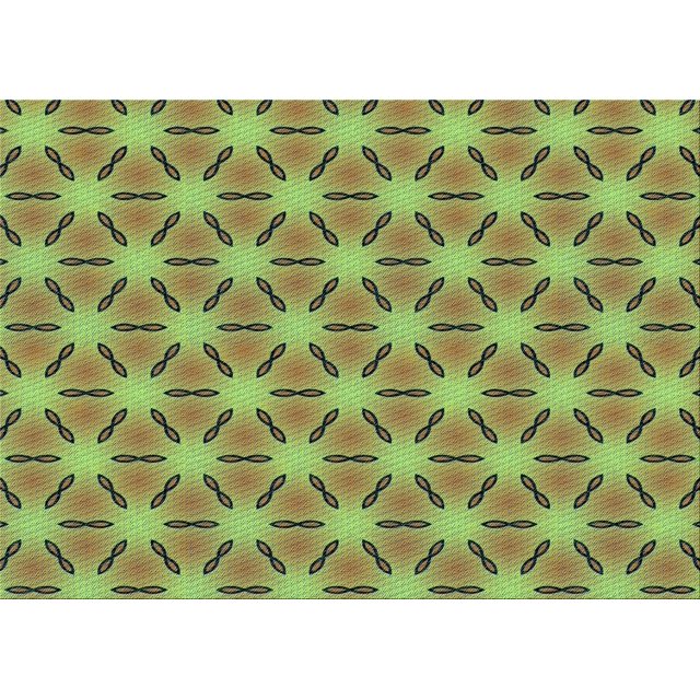 Ahgly Tapis Rectangulaire Lavable en Machine, Jaune Vert, 5 Pieds x 7 Pieds