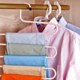 thumbnail image 4 of S Shape Clothes Hanger Multilayer Mental hanger ;Multilayer Clothing Rack Holder Pants Neckties Scarves Wardrobe Organizer, 4 of 9
