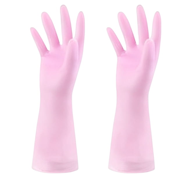 yingyy 2pcs Gloves Mittens Outdoor Home Clean Accessory Lightweight Kitchen Pink 1Set