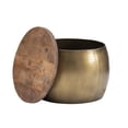 thumbnail image 3 of Rivera Tambour avec Rangement, Or, 3 of 8