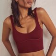 thumbnail image 2 of Yuyuzo Women's Tank Tops Sleeveless Crop Tops Square Neck Ribbed Knit Workout Casual Basic Shirts, 2 of 6