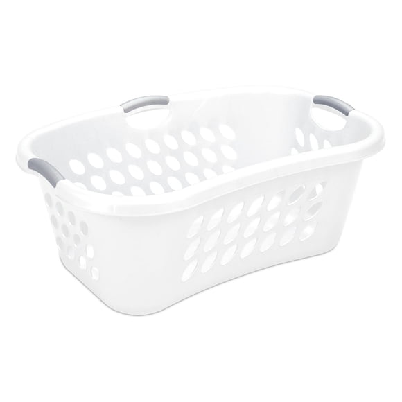 Sterilite Panier à Linge Ergonomique 70L - Blanc