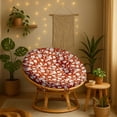 thumbnail image 2 of Housse de Coussin de Papasan de Rechange 55 Pouces - Imperméable, Résistante aux Déchirures et Élégante - Convient aux Grandes Chaises de Papasan - Motif Floral, 2 of 7