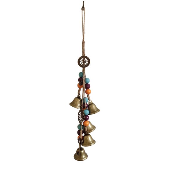 Handmade Witches Bells Protection Hanging Wreath Wind Chimes Decor-i-