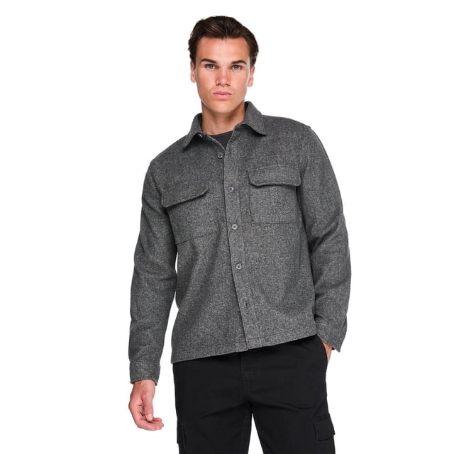 George Men's Brushed Overshirt