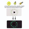 thumbnail image 4 of Agiferg DIY Luminous Stereo Digital Wall Clock Creative Wall Sticker Clock Living Room Decoration Clock, 4 of 6