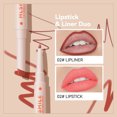 thumbnail image 1 of Dvkptbk Rouge à Lèvres Stylo Maquillage Double Tête Stylo Rouge à Lèvres Imperméable Contour de Maquillage Deux en Couleur Rouge Ligne de Lèvres Stylo, 1 of 3