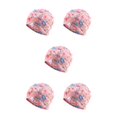 thumbnail image 1 of kurtrusly Tuque Bonnet Hijab Pré-Noué Foulard Turban Coloré Bandeau Réglable Protection des Oreilles Bandeau Accessoires Bonnet Fleur Rose 5Ensemble, 1 of 6