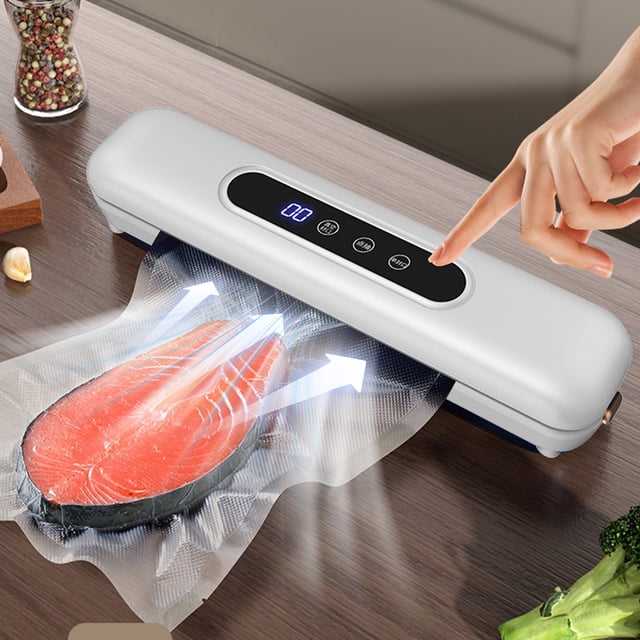 Kbndieu Sealing Machine Food Vacuum Sealer Bag Sealer Protector Vacuum Sealer Automatic Vacuum Sealer for Sealing Packing Fresh Food Storage Home Essentials