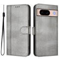 thumbnail image 1 of Wallet Phone Case for Google Pixel 8A 360° Protective Flip Cover with Card Slots Kickstand Gray, 1 of 6