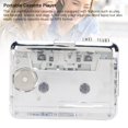 thumbnail image 3 of Cassette Tape Player, ABS Battery Powered Portable Cassette Player Tape Recorder Compact  for Indoor, 3 of 7