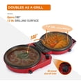 thumbnail image 4 of COMMERCIAL CHEF Countertop Pizza Maker, Indoor Electric Countertop Grill, Quesadilla Maker with Timer, 4 of 7