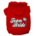 thumbnail image 1 of Team Bride Screen Print Pet Hoodies Red Size Lg (14), 1 of 1
