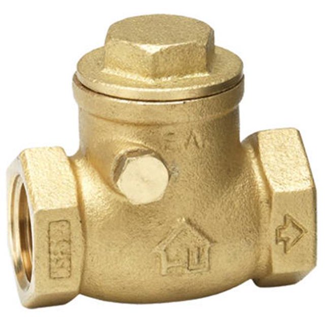 Homewerks 240-2-1-1 1 in. Clapet Anti-Retour Fileté - Chrome