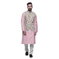 thumbnail image 1 of Atasi Indian Traditional Kurta Churidar Pajama Set With Nehru Jacket For Men, 1 of 3