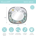 thumbnail image 3 of The Peanutshell Musical Baby Car Seat Mirror, Woodland Animals with Lights, 3 of 5