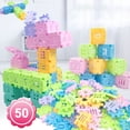 thumbnail image 3 of Number Building Blocks Square Puzzle Building Blocks Educational toy for Kids, 3 of 10