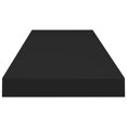 thumbnail image 3 of vidaXL Tablette Murale Flottante Noire 90x23,5x3,8 cm MDF, 3 of 4