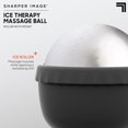 thumbnail image 2 of Sharper Image® Ice Therapy Massage Ball with Wall Mount, Black, 2 of 9