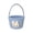 Blue, variant on yulier Easter Basket, Woven Cotton Rope Storage Basket with Cute Bunny, Easter Rabbit Basket with Handle for Easter Decorations Egg Storage, Easter Gift Basket for Kids Boys Girls