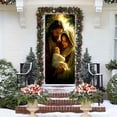 thumbnail image 4 of Christmas Decorations Indoor 35 X 71 Inch Christmas Door Frame - Santa Claus Pattern - Christmas Door Decoration - Festival Party Decoration Indoor Christmas Decorations, 4 of 6
