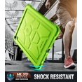 thumbnail image 3 of Poetic TurtleSkin Series [Corner Protection][Grip][Not Supported Apple Pencil Magnetic Attachment] Protective Silicone Case for Apple iPad Pro 11 Inch (2018) - Green, 3 of 7