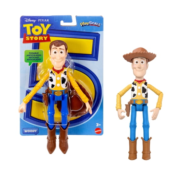 Disney and Pixar Toy Story Woody Action Figure 9.2 Inch Tall Sheriff, 14 Posable Joints, Playscale