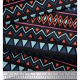 thumbnail image 2 of Soimoi Rayon Fabric Geometric African Print Fabric by the Yard 42 Inch Wide, 2 of 3
