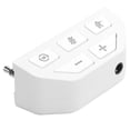 thumbnail image 2 of Gamepad Headphone Converter, 12 Pin Interface 3.5mm-Audio Port Gamepad Audio Adapter, Convenient ABS For Wireless Gamepad Game Black,White, 2 of 8