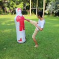 thumbnail image 2 of LYUMO Football Dummy,Punching Bag,Inflatable Football Training Dummy Soccer 0.35m PVC Boxing Punching Bag 40x160cm, 2 of 10