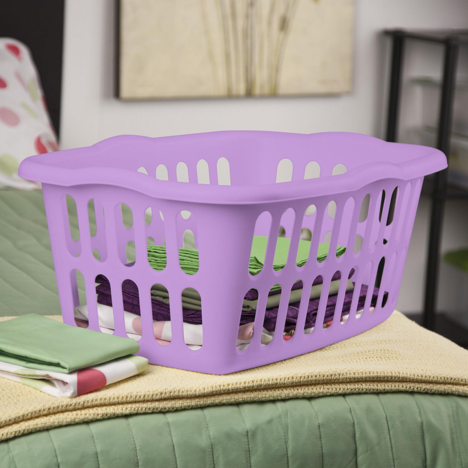 Sterilite Panier à linge 53L - Lilas
