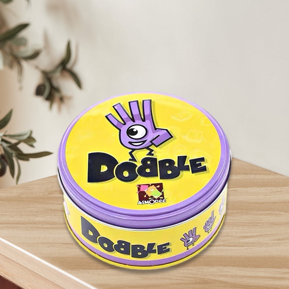 Peggybuy Sports Educational Toys Spot It Dobble Cards Game Metal Box Kids Holidays Gifts