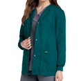 thumbnail image 1 of Landau Women's Snap Front Warm-up Scrub Jacket, 1 of 1