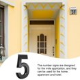 thumbnail image 3 of House Numbers for Outside Use Simple Black Sturdy Number Signs Parts Sign Door Marking Tools DIY Accessory for Apartment Hotel Number 5, 3 of 6
