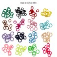 thumbnail image 4 of fastboy 20 Pcs Bandeau Haute Élasticité Extensible Style Preppy Coloré Haute Densité Sans Accroc Accessoires Chouchou Rose Crevette, 4 of 6
