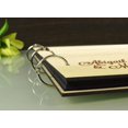 thumbnail image 3 of Personalized Wedding Rustic Guest Book Photo Album Custom Name Engraved Guest Book, 3 of 6